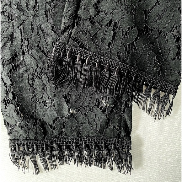 Esqualo BLACK LACE ankle pants NWT - Picture 3 of 6